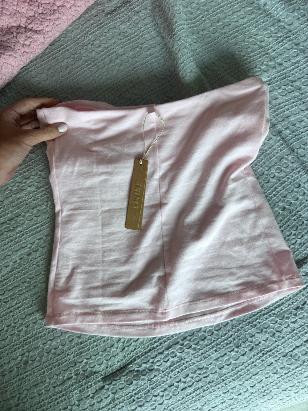 Skims Baby Pink Tube Top, NWT, Never worn. Size Small